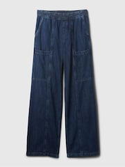 Gap Blue High Waisted Utility Easy Jeans - Image 6 of 7