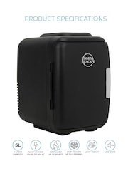 Body Escape Black Mini Beauty Fridge 5 Litre - Image 2 of 6