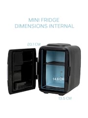 Body Escape Black Mini Beauty Fridge 5 Litre - Image 4 of 6
