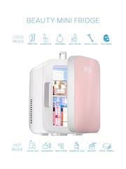 Body Escape Pink Mini Fridge With Glass Door 6 Litre - Image 8 of 8