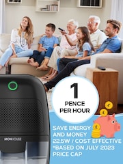 MONHOUSE Black 600ml Mini Moisture Absorber Dehumidifier - Image 7 of 7