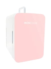 MONCOOK Pink Mini Fridge 10 Litre - Image 1 of 8