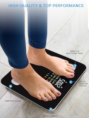 Get Fit Black Smart Body Fat Digital LED Bathroom Scales - Image 4 of 7