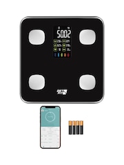 Get Fit Black Smart Body Fat Digital LED Bathroom Scales - Image 5 of 7