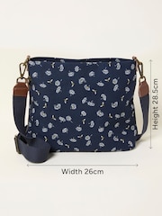 FatFace Canvas Floral Bee Crossbody Bag - Bild 4 von 4