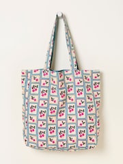 FatFace Multi Beetroot Reversible Tote Bag - Image 5 of 5