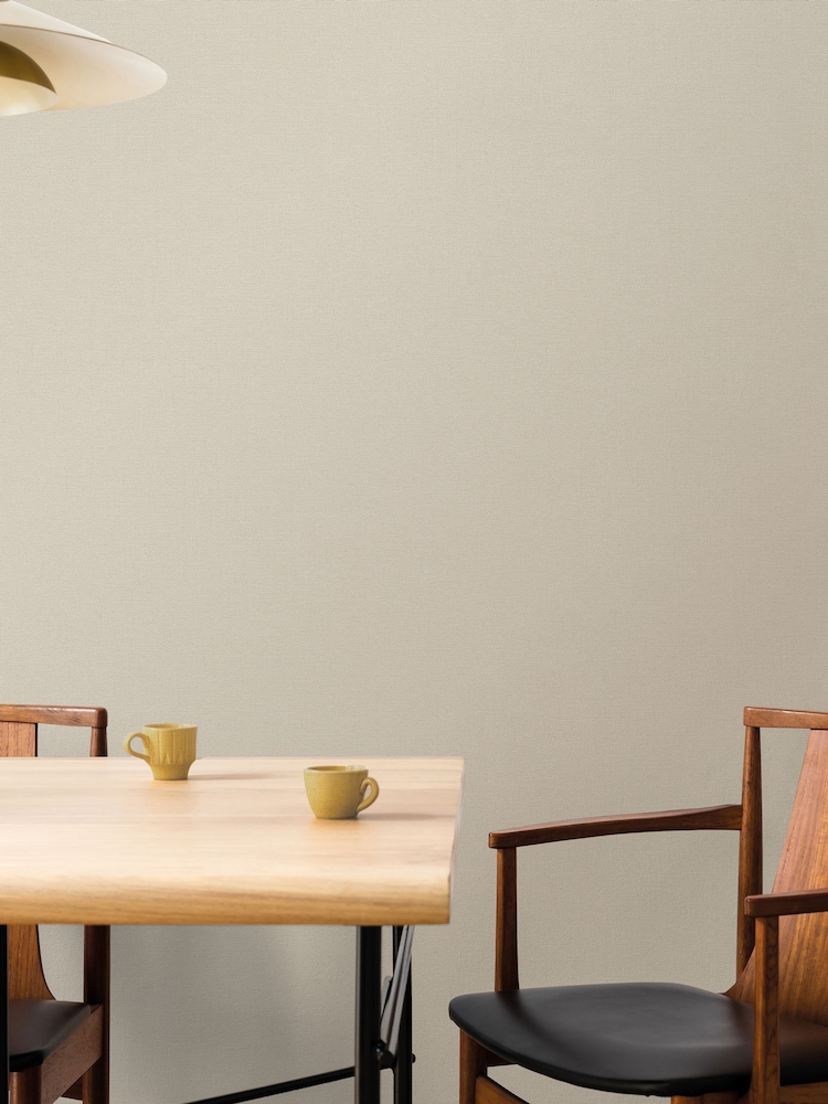 Style Sisters Beige Plain Texture 10M Wallpaper - Image 1 of 3