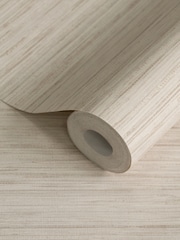 Style Sisters Beige Grasscloth 10M Wallpaper - Image 3 of 3