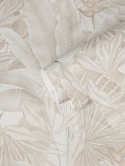 Galerie Beige Welcome Home Tree Leaf 10M Wallpaper - Image 3 of 5