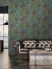 Galerie Purple Welcome Home Tree Leaf 10M Wallpaper - Image 1 of 6