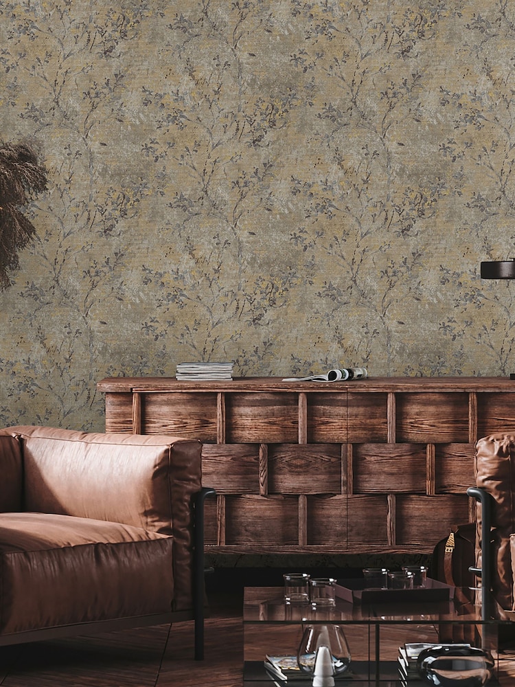 Galerie Purple Welcome Home Tree Leaf 10M Wallpaper - Image 5 of 5