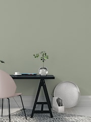 Laurence Llewelyn-Bowen Green Nuance Plain Texture 10M Wallpaper - Image 1 of 3