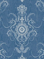 Galerie Blue French Country Damask 10M Wallpaper - Image 2 of 2