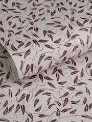 Laurence Llewelyn-Bowen Red Tit Willow Tree Leaf 10M Wallpaper - Image 3 of 4