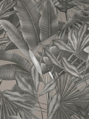 Galerie Silver Grey Welcome Home Tree Leaf 10M Wallpaper - Image 3 of 5