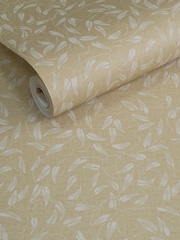 Laurence Llewelyn-Bowen Yellow Tit Willow Tree Leaf 10M Wallpaper - Image 3 of 4
