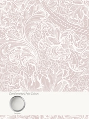 Laurence Llewelyn-Bowen Pink Morris Major Floral Print 10M Wallpaper - Image 4 of 4