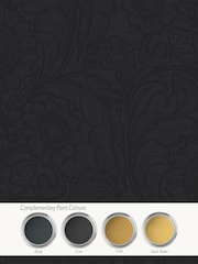 Laurence Llewelyn-Bowen Blue Sunnyside Up Floral Print 10M Wallpaper - Image 4 of 4
