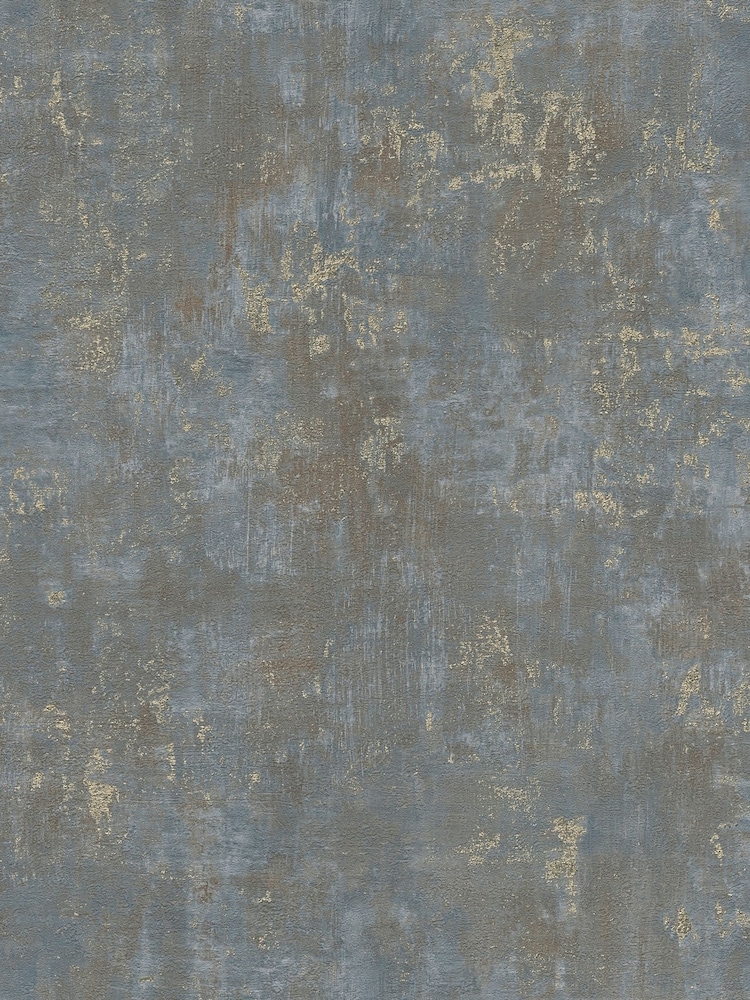 Galerie Blue Welcome Home Plain Texture 10M Wallpaper - Image 2 of 5