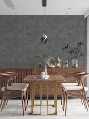 Galerie Blue Welcome Home Plain Texture 10M Wallpaper - Image 4 of 5
