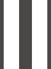 Style Sisters Black Wide Stripe 10M Wallpaper - Image 2 of 3