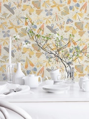 Galerie Yellow Sommarang 2 Butterfly 10M Wallpaper - Image 1 of 2