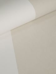 Style Sisters Beige Half Stripe 10M Wallpaper - Image 3 of 3