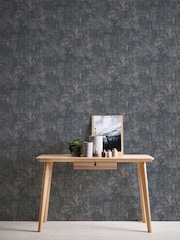 Galerie Black Welcome Home Plain Texture 10M Wallpaper - Image 5 of 5