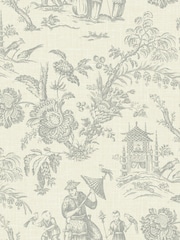 Galerie Grey French Country Toile 10M Wallpaper - Image 2 of 2