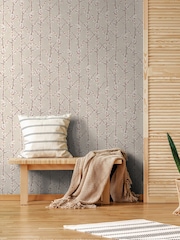 Galerie Bronze Brown Spring Blossom Botanical 10M Wallpaper - Image 1 of 2