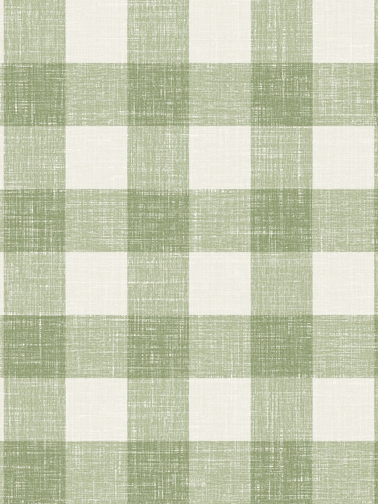 Galerie Green French Country Plaid 10M Wallpaper - Image 2 of 2