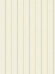 Galerie Green French Country Stripe 10M Wallpaper - Image 2 of 2