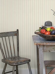 Galerie Blue French Country Stripe 10M Wallpaper - Image 1 of 2