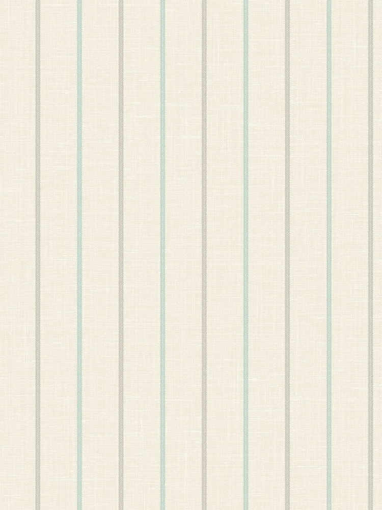 Galerie Blue French Country Stripe 10M Wallpaper - Image 2 of 2 Galerie Blue French Country Stripe 10M Wallpaper - Image 2 of 2