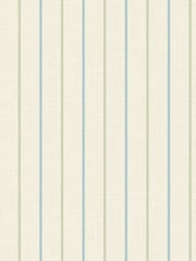 Galerie Blue French Country Stripe 10M Wallpaper - Image 2 of 2