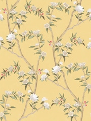 Galerie Yellow Spring Blossom Chinoiserie 10M Wallpaper - Image 2 of 2