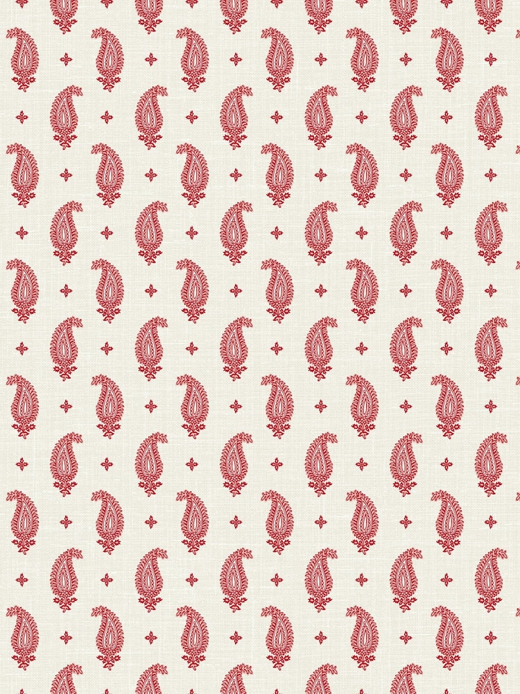 Galerie Red French Country Motif 10M Wallpaper - Image 2 of 2