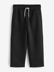 Black Wide Leg  Draw Cord Joggers - Image 1 of 1