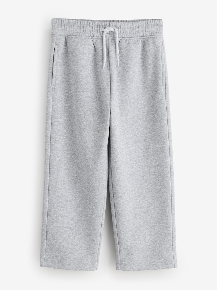 Grey Wide Leg  Draw Cord Joggers - Image 1 of 1