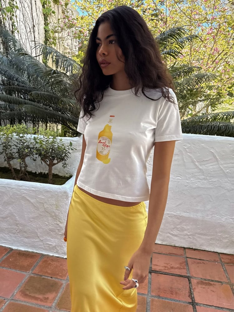 Never Fully Dressed White Baby Honey Hops T-Shirt - Image 2 of 5