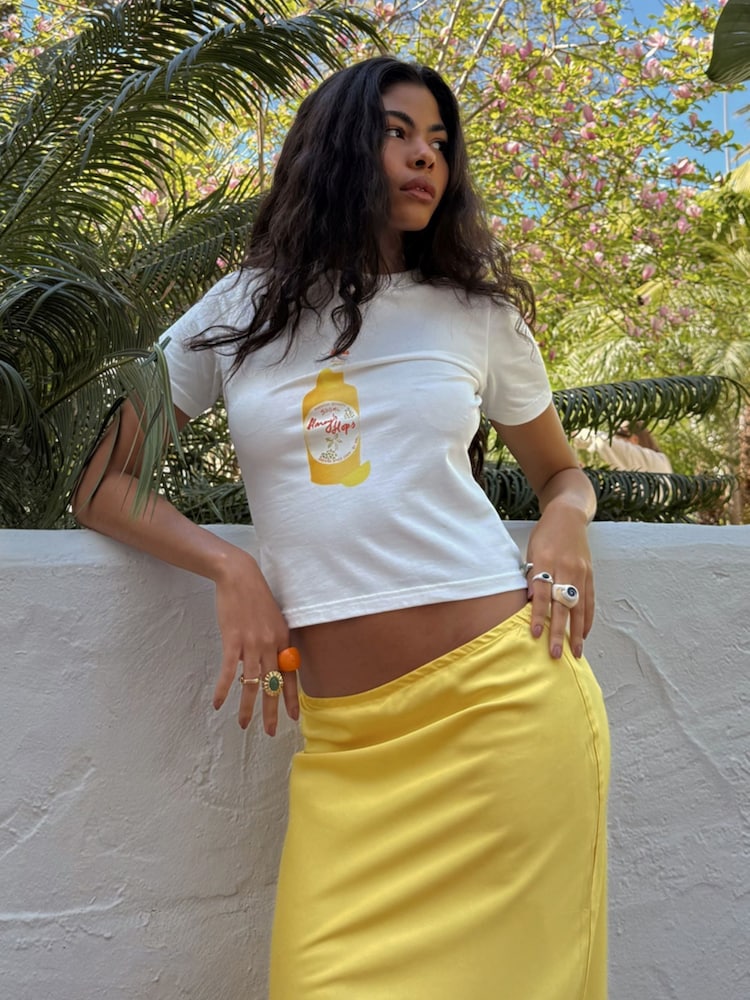Never Fully Dressed White Baby Honey Hops T-Shirt - Image 5 of 5