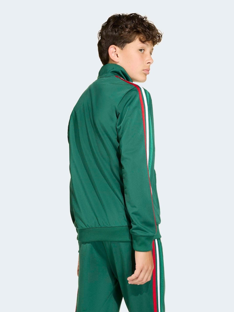adidas originals Green Firebird Oversized Jacket - Image 2 of 6