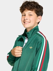 adidas originals Green Firebird Oversized Jacket - Image 4 of 6