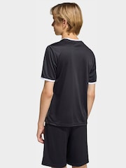adidas Black Entrada 26 Stripe Jersey - Image 2 of 7