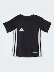 adidas Black Tiro Essentials Top and Shorts Infant Set - Image 2 of 7