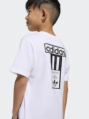adidas Originals White Adibreak T-Shirt and Jogger Little Kids Set - Image 3 of 7