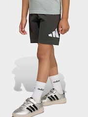 adidas Green Essentials Little Kids Top and Short Set - Image 5 of 8