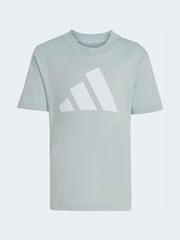 adidas Green Essentials Little Kids Top and Short Set - Image 7 of 8