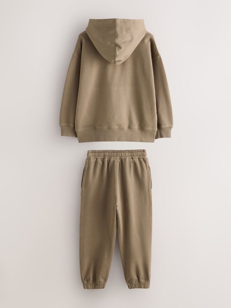 Superdry Brown Sweat Set - Image 2 of 7