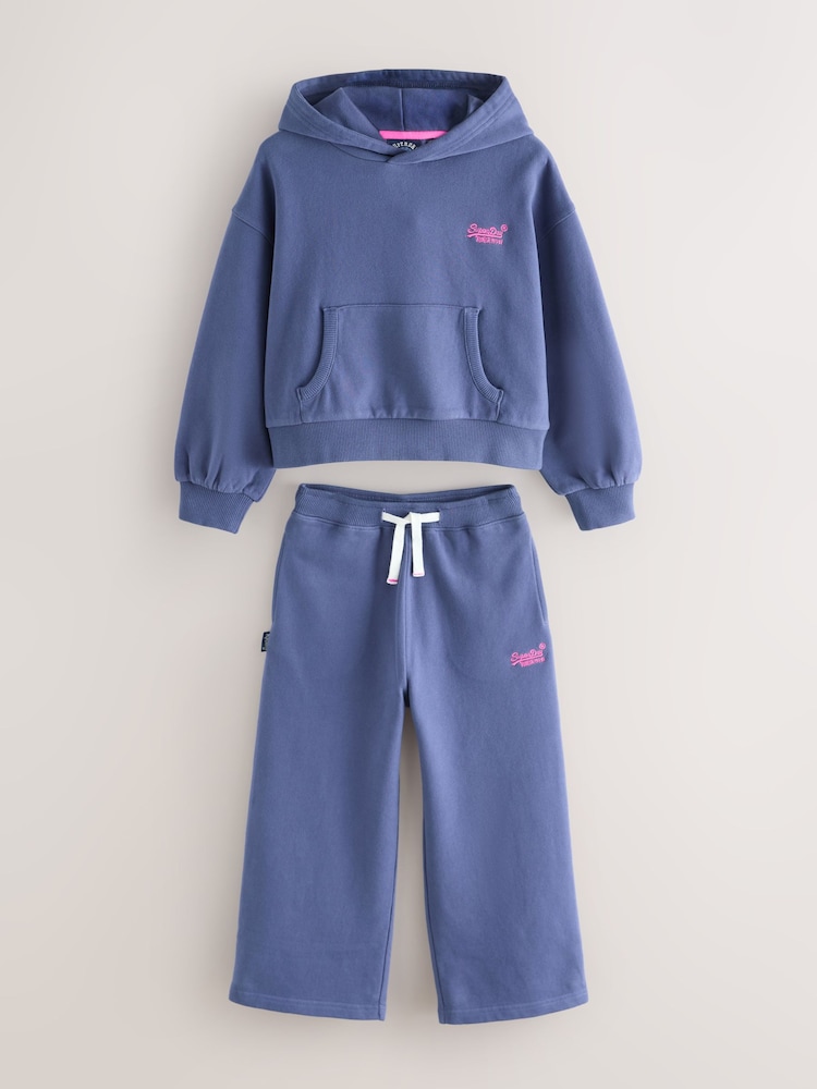 Marineblau/Rosa - Superdry Sweat Set - Bild 1 von 5